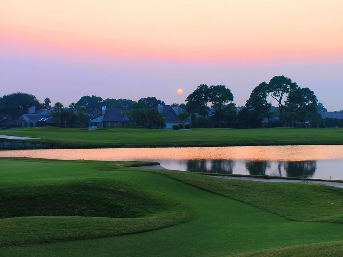 A golf course on the Costa Blanca